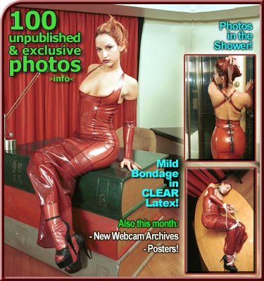 02 mild bondage in clear latex covers 011